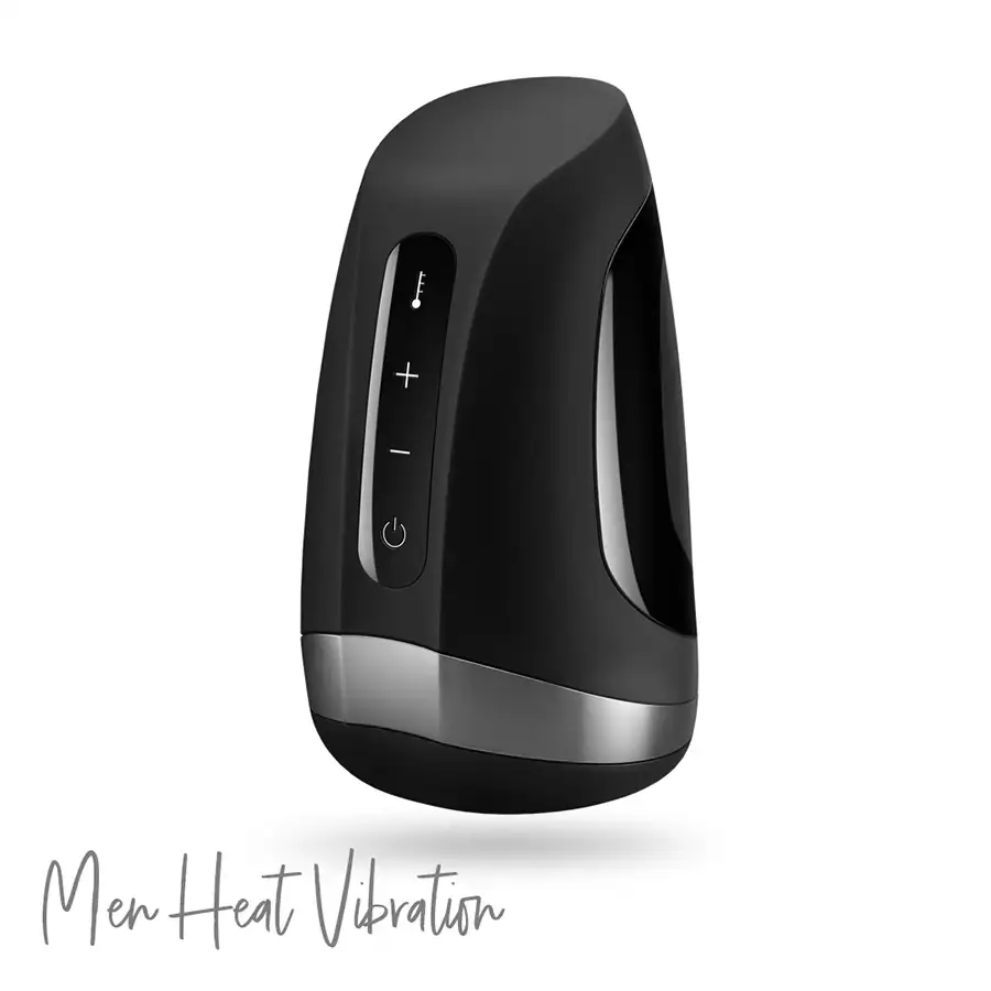 德國 Satisfyer Men<br>Heat Vibration<br>電動溫熱飛機杯